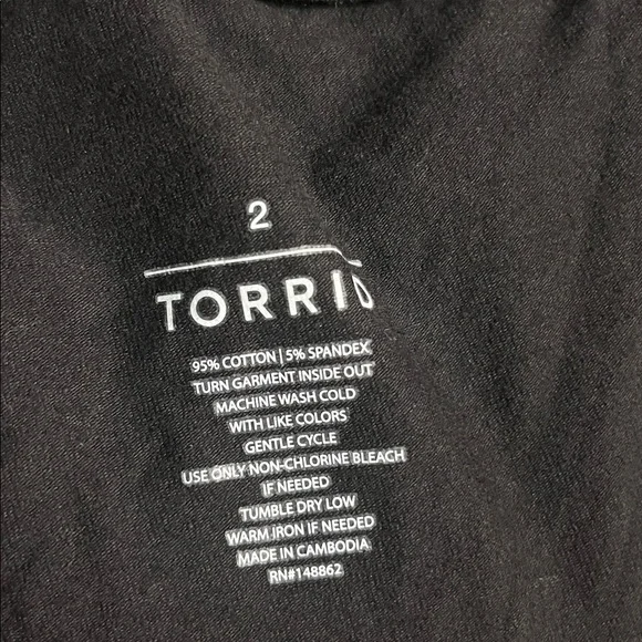 Torrid Black Plus Size Leggings with Square Studs - Picture 5 of 8